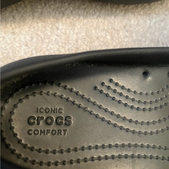 Crocs Black Classic Slip On Career Wear Ballet
Flats Womens Size 7 - Picture 4 of 4